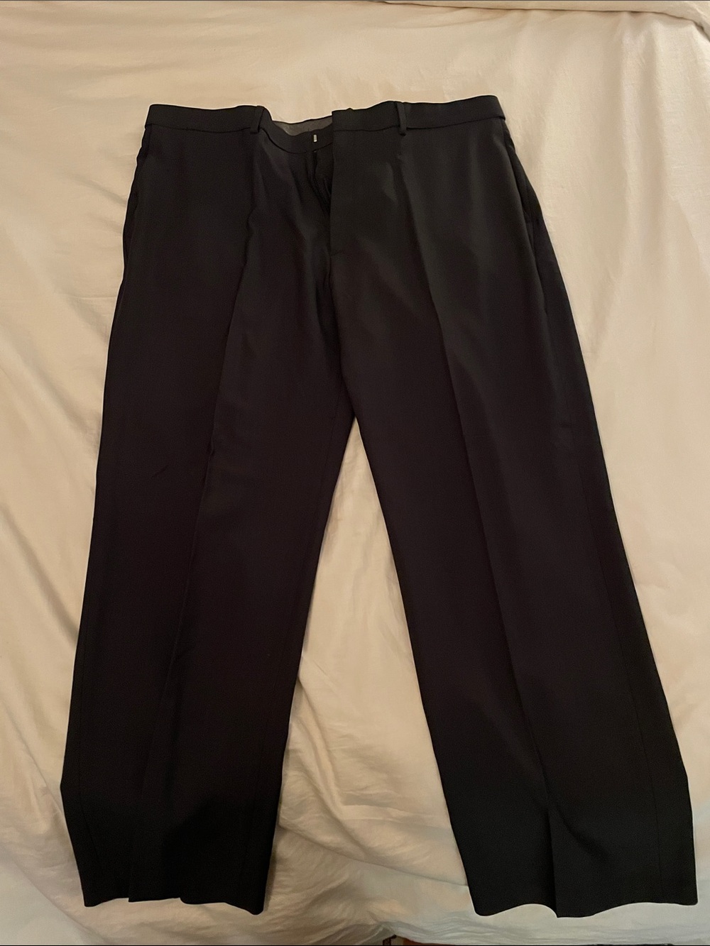 Men's Charcoal Dress Pants - Classic Tailored Trousers
